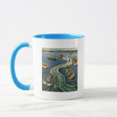 ベン・キンバリー・ピンで目を覚ます マグカップ (左)