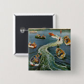 ベン・キンバリー・ピンで目を覚ます 缶バッジ (正面&裏面)