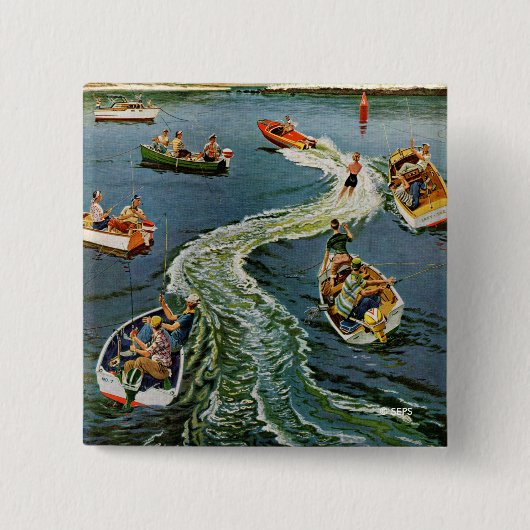 ベン・キンバリー・ピンで目を覚ます 缶バッジ (正面)