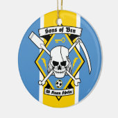 ベン-クリスマスのオーナメントの息子 セラミックオーナメント (左)