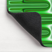 ベン～クリスマス～ブラックグリーンホワイト マウスパッド (コーナー)