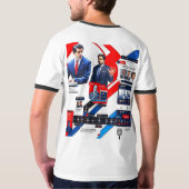 「ベン・シャピロの台頭：若いコメンテーターから Tシャツ (裏面フル)