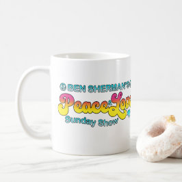 ベン・シャーマンの平和と愛の日曜日のショー コーヒーマグカップ