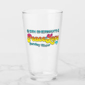 ベン・シャーマンの平和と愛の日曜日のショー タンブラーグラス (正面)