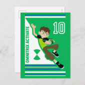 ベン・テニーソン陸上競技グラフィック インビテーションポストカード (正面/裏面)