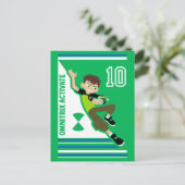 ベン・テニーソン陸上競技グラフィック インビテーションポストカード (スタンド正面)