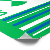 ベン・テニーソン陸上競技グラフィック ポスター (角)