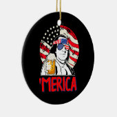 ベン・ドラン祝キンは4日の喜びだ セラミックオーナメント (右)