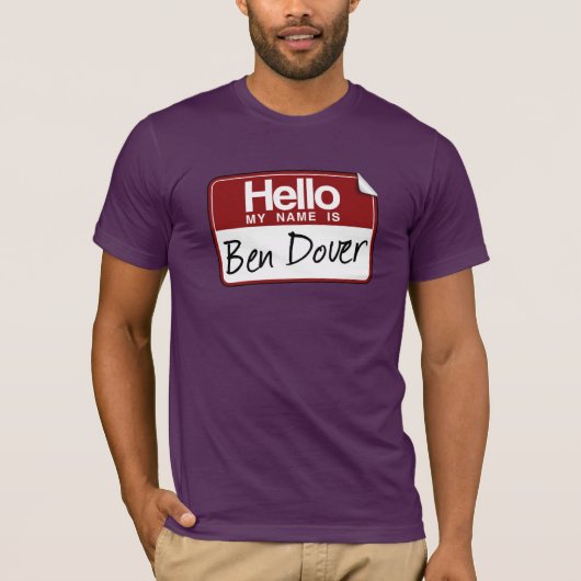ベン・ドーバー Tシャツ (正面)