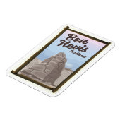 ベン・ネイビス・スコットランド旅行ポスター マグネット (左側)