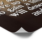 ベン・フランクリン引用文どんな社会与えでも... ポスター (角)