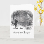 ベン・フランクリン有罪 カード (黄色い花)