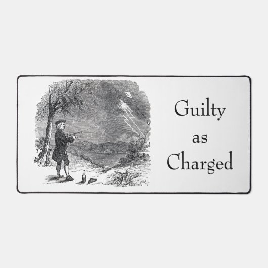 ベン・フランクリン有罪 デスクマット (正面)