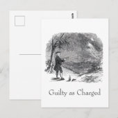 ベン・フランクリン有罪 ポストカード (正面/裏面)