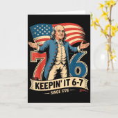 ベン・フランクリン67 ミーム Keepin It 7-6 歴史教師 カード (黄色い花)