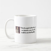 ベン・フランクリン・オン・デモクラシー コーヒーマグカップ (左)