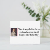 ベン・フランクリン・オン・デモクラシー ポストカード (スタンド正面)