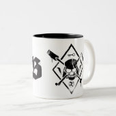 ベン- Spraypaintのマグの息子 ツートーンマグカップ (正面右)