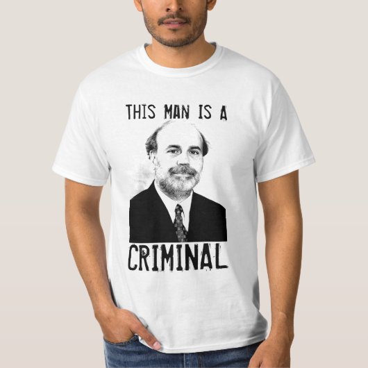 ベンBernankeは刑事Tシャツです Tシャツ (正面)