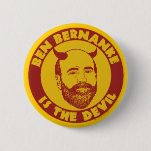 ベンBernankeは悪魔ボタンです 缶バッジ
