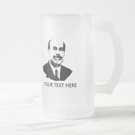 ベンBernanke フロストグラスビールジョッキ (右)