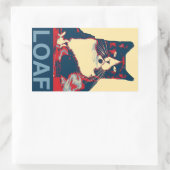 ベンfor Prez TuxedoTrioスタンプ 長方形シール (バッグ)