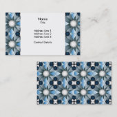 ベンYusuf Madrasaの幾何学的なパターン004 名刺 (正面/裏面)