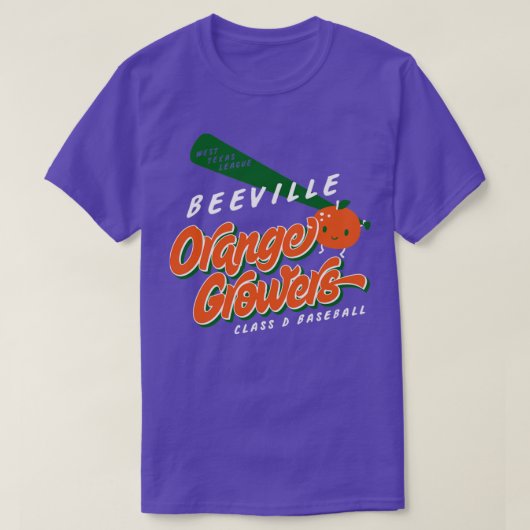 ベヴィルオレンジグローワーズ Tシャツ (デザイン正面)