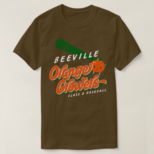 ベヴィルオレンジグローワーズ Tシャツ (デザイン正面)