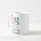 ベーおもしろいカー探しコーヒーマグ コーヒーマグカップ (正面左)