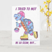 ベーおもしろいトハッピーバースデーカード カード (黄色い花)