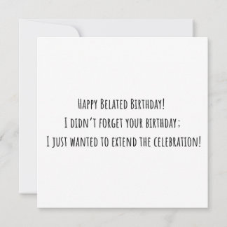 ベーおもしろいト誕生日カード
