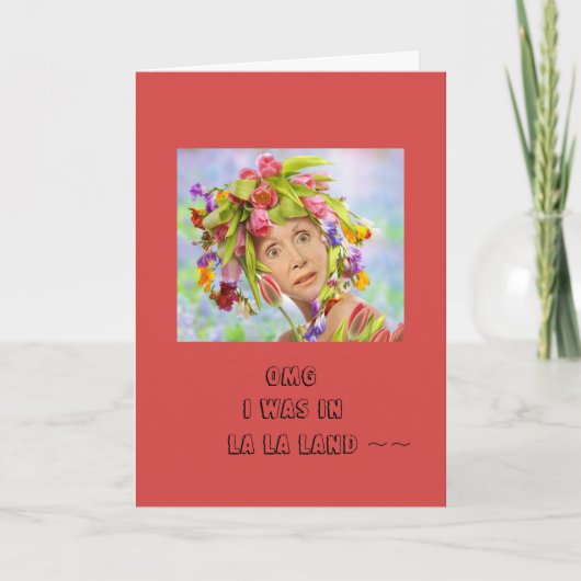 ベーおもしろいト誕生日カード カード (正面)