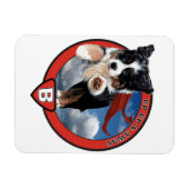 ベーすごいナー!!!救助に!!素晴らしおもしろい マグネット (横)