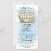 ベーエレガントスファウンテンドーヴラグジュアリー結婚式 プログラム (正面)