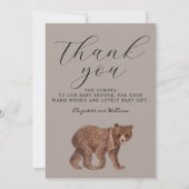 ベーエレガントブシャワーありがとう サンキューカード (正面)