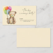 ベーエレガントマ – ママのベリーゲームの大きさ エンクロージャーカード (正面/裏面)