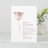 ベーエレガントモダンビー・シャワー 招待状 (スタンド正面)