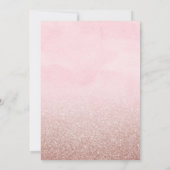 ベーエレガントモダンビー・シャワー 招待状 (裏面)