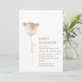 ベーエレガントモダンビー・シャワー 招待状 (スタンド正面)