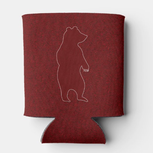 ベーカスタムマを赤に塗ったテーマキャビン 缶クーラー (裏面)