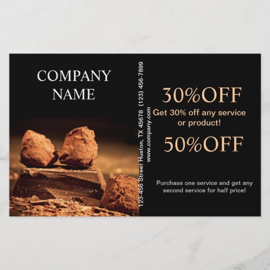 ベーカズデザートスイーツキャンディーショコラ チラシ (正面)