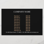 ベーカズデザートスイーツキャンディーショコラ チラシ (裏面)