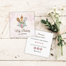 ベーカリーありがとう スクエア名刺