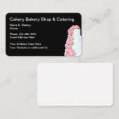 ベーカリーおよびケータリングのテーマ 名刺 (正面/裏面)