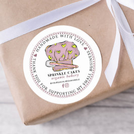 ベーカリーお世話になっております ラウンドシール