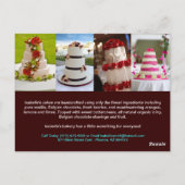 ベーカリーお洒落はがきチラシ ポストカード (裏面)