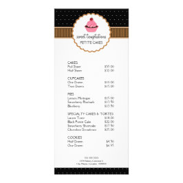 ベーカリーお洒落カップケーキトウペラックカード ラックカード