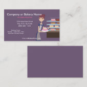 ベーカリーか洋菓子屋4の名刺 名刺 (正面/裏面)