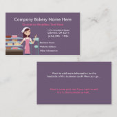 ベーカリーか洋菓子屋#2のデザイン2の名刺 名刺 (正面/裏面)